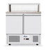 Pizzatisch, zweitürig 300 L, Arktic, 230V/310W, 900x700x(H)1110mm