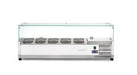 Aufsatz-Kühlvitrine Gastronorm 1/4, Arktic, 5x GN 1/4, 230V/180W, 1205x335x(H)460mm