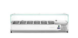 Aufsatz-Kühlvitrine Gastronorm 1/3, Arktic, 6x GN 1/3, 230V/180W, 1405x420x(H)456mm