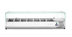 Aufsatz-Kühlvitrine Gastronorm 1/3, Arktic, 7x GN 1/3, 230V/180W, 1605x420x(H)460mm