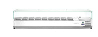 Aufsatz-Kühlvitrine Gastronorm 1/3, Arktic, 9x GN 1/3, 230V/180W, 2005x420x(H)456mm