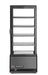 Aufsatz-Kühlvitrine 98 Liter, Arktic, Schwarz, 230V/210W, 444x397x(H)1100mm