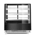 Kühlvitrine mit 3 geneigten Regalen, Arktic, 650L, Schwarz, 230V/490W, 1200x833x(H)1460mm
