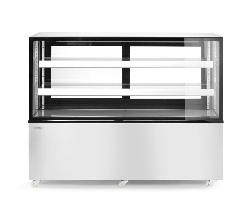 Kühlvitrine mit 2 Regalen, Arktic, 510L, 230V/490W, 1524x677x(H)1230mm