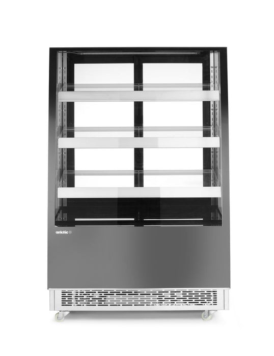Kühlvitrine mit 3 geneigten Regalen, Arktic, 500L, 230V/490W, 900x833x(H)1460mm