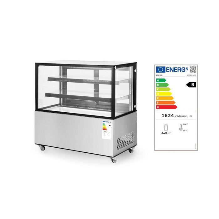 HENDI ARKTIC Kühlvitrine 410 L – LED, Umluftkühlung, 230 V
