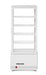 Aufsatz-Kühlvitrine 98 Liter, Arktic, weiß, 230V/210W, 444x397x(H)1100mm