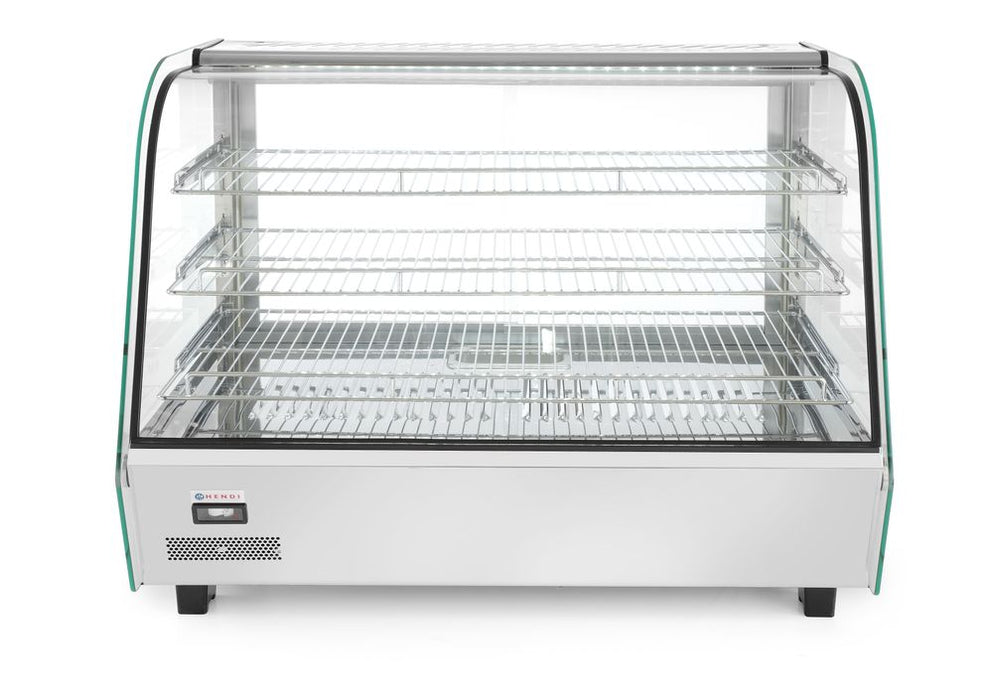 Beheiztes Thekendisplay, HENDI, 160 Liter, 230V/1500W, 885x570x(H)680mm