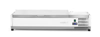 Aufsatz-Kühlvitrine Gastronorm 1/3, Arktic, 4x GN 1/3, 230V/180W, 1205x420x(H)630mm