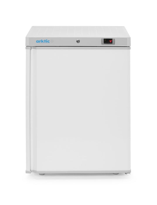 Budget Line Kühlschrank in weiß lackiertem Stahlgehäuse, Arktic, Budget Line, 100L, Weiß, 230V/124W, 598x623x(H)838mm