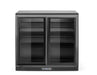 Bar-Kühlschrank mit zwei Schiebetüren, Arktic, 158L, Schwarz, 230V/160W, 900x520x(H)870mm