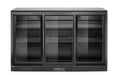 Kühlschrank mit drei Schiebetüren an der Bar , Arktic, 308L, Schwarz, 230V/160W, 1350x520x(H)865mm
