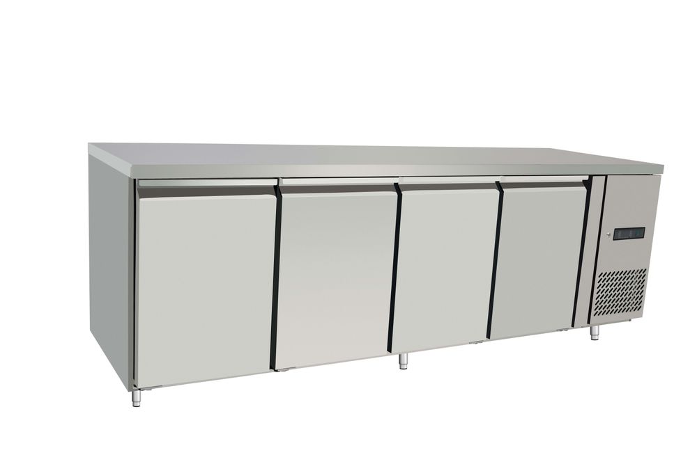 Kühltisch, 4-türig, Arktic, Profi Line, GN 1/1, 450L, 230V/400W, 2230x700x(H)850mm