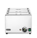 Set: Bain-Marie Ranger + 3x GN 1/3 Behälter mit Deckel, HENDI, GN (H)150mm, GN 1/1, 230V/1000W, 590x332x(H)242mm