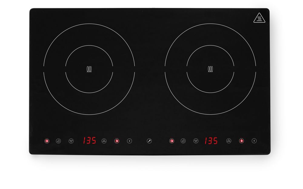 Induktionskocher doppelt Kitchen Line, HENDI, Kitchen Line, 230V/3500W, 608x405x(H)54mm