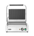 Kontaktgrill - Panini, HENDI, oben gerillt, unten glatt, 230V/2200W, 430x375x(H)216mm