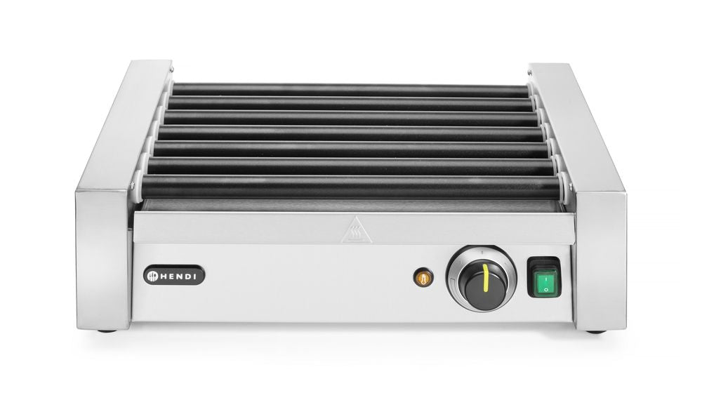 Rollengrill - Eine Zone, HENDI, 7 Rollen, 230V/740W, 525x365x(H)176mm