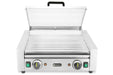Rollengrill - 2 Zonen mit Energiesparabdeckung, HENDI, 11 Rollen, 230V/980W, 566x527x(H)259mm