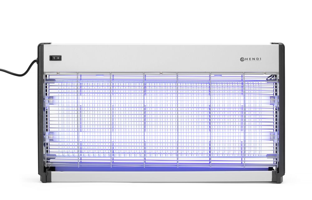 Insektenvernichter, elektronisch, HENDI, Wirkungsbereich: 150 m², 230V/45W, 655x90x(H)360mm