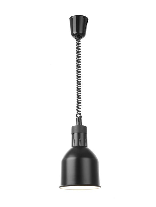 Höhenverstellbare Wärmelampe, zylinderförmig, HENDI, Schwarz, 230V/250W, ⌀175x(H)250mm