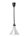 Höhenverstellbare Wärmelampe, konisch, HENDI, Silber, 230V/250W, ⌀275x(H)250mm