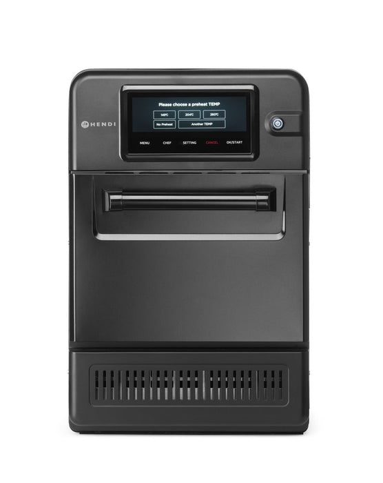 Hochgeschwindigkeits-Backofen CombiTurbo, HENDI, 18L, Schwarz, 230V/3000W, 402x735x(H)608mm