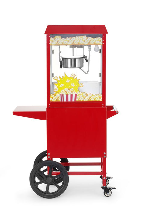 Popcorn-Maschine mit Fahrgestell, HENDI, Rot, 230V/1155W, 940x510x(H)1553mm