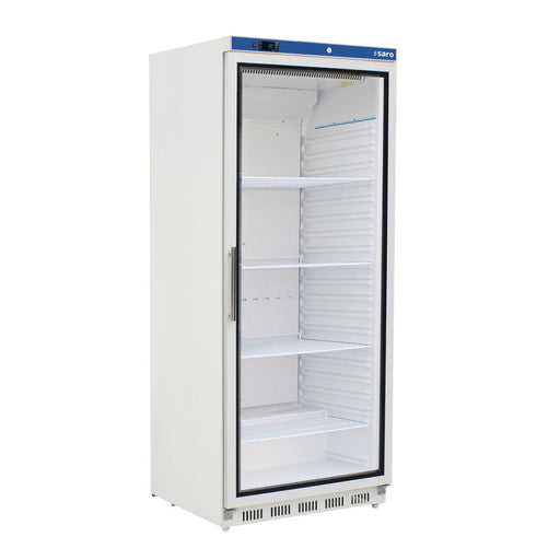 SARO Lagerkühlschrank mit Glastür - weiß, 
Modell HK 600 GD