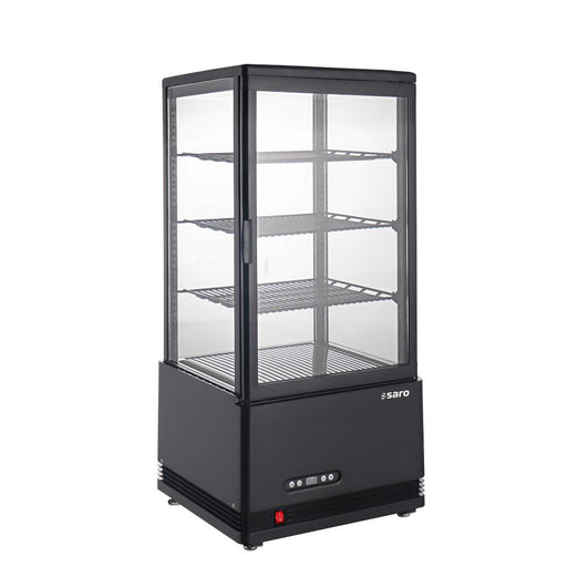 SARO Kühlvitrine 
Modell SC 80 AV, schwarz