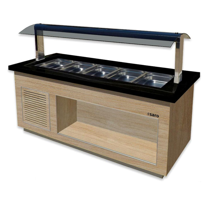 SARO Heißes Buffet für 5x 1/1 GN,  
Modell PREMIUM LINE SB-H200 OAK