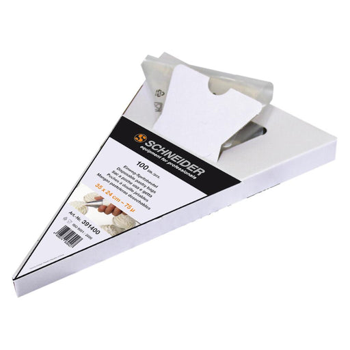 SCHNEIDER EINWEG-SPRITZBEUTEL, GEBÜNDELT - 75 µ - TRANSPARENT - ELB Gastro