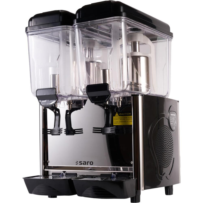 SARO Kaltgetränke-Dispenser 
Modell COROLLA 2B – schwarz - ELB Gastro