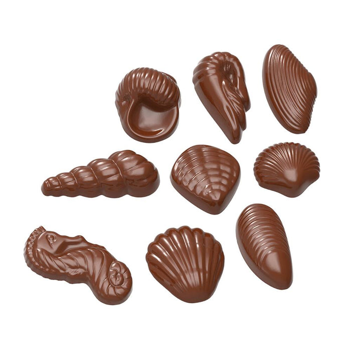 SCHNEIDER SCHOKOLADEN-FORM 275X135 MM - MEERESFRÜCHTE - ELB Gastro