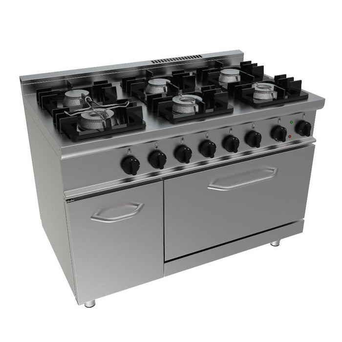 SARO Gasherd mit Elektrobackofen 
Modell E7/KUPG6LE