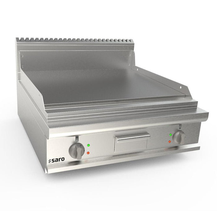 SARO Elektrogriddleplatte 800 mm breit Tisch glatt 
Modell LQ / FTE4BBL