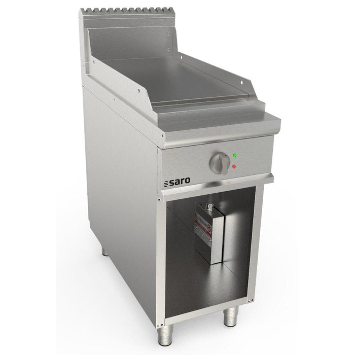 SARO Elektrogriddleplatte 400 mm breit Stand glatt 
Modell LQ / FTE2BAL