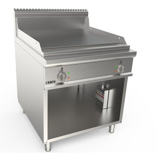 SARO Elektrogriddleplatte 800 mm breit Stand glatt 
Modell LQ / FTG4BAL