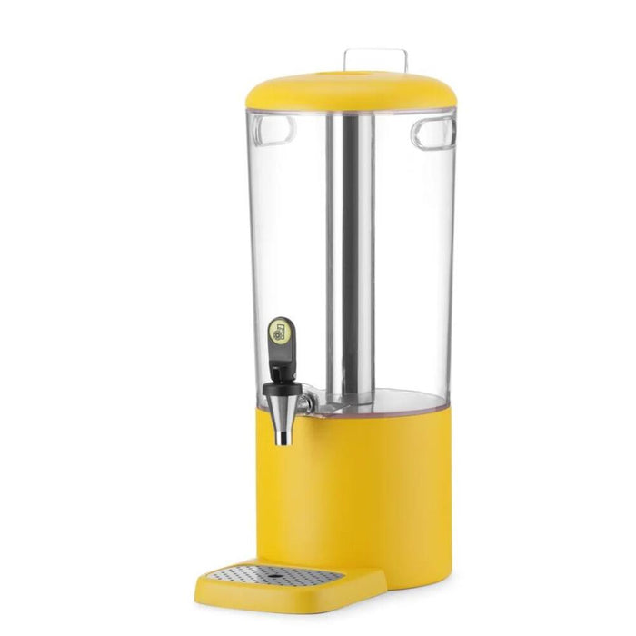Saftspender UNIQ, HENDI, designed by Robert Bronwasser, 8L, Gelb, 318x216x(H)532mm