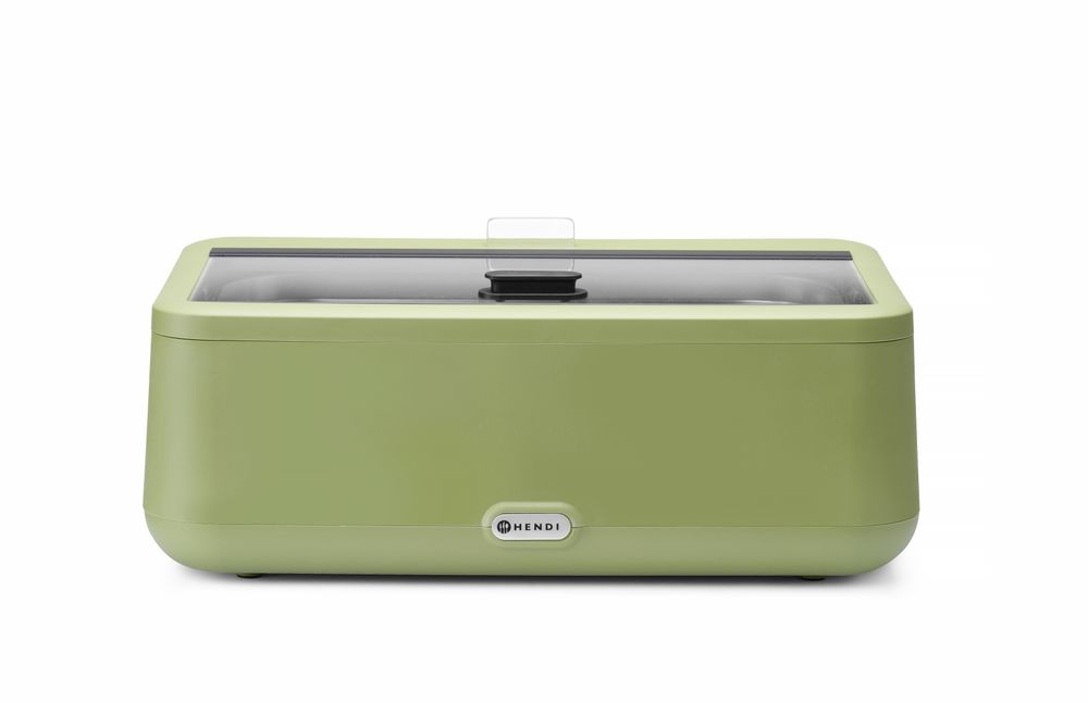 Chafing Dish UNIQ, HENDI, designed by Robert Bronwasser, GN 1/1, Grün, 230V/700W, 607x402x(H)245mm