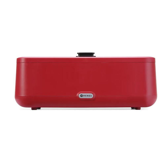 Chafing Dish UNIQ, HENDI, designed by Robert Bronwasser, GN 1/1, Rot, 230V/700W, 607x402x(H)245mm