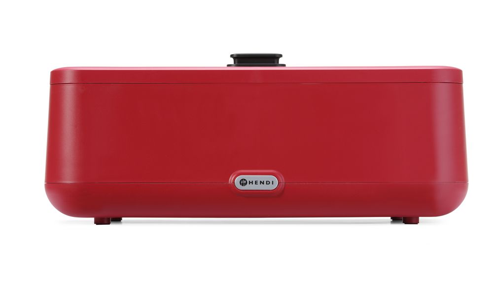 Chafing Dish UNIQ, HENDI, designed by Robert Bronwasser, GN 1/1, Rot, 230V/700W, 607x402x(H)245mm