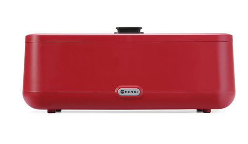 Chafing Dish UNIQ, HENDI, designed by Robert Bronwasser, GN 1/1, Rot, 230V/700W, 607x402x(H)245mm