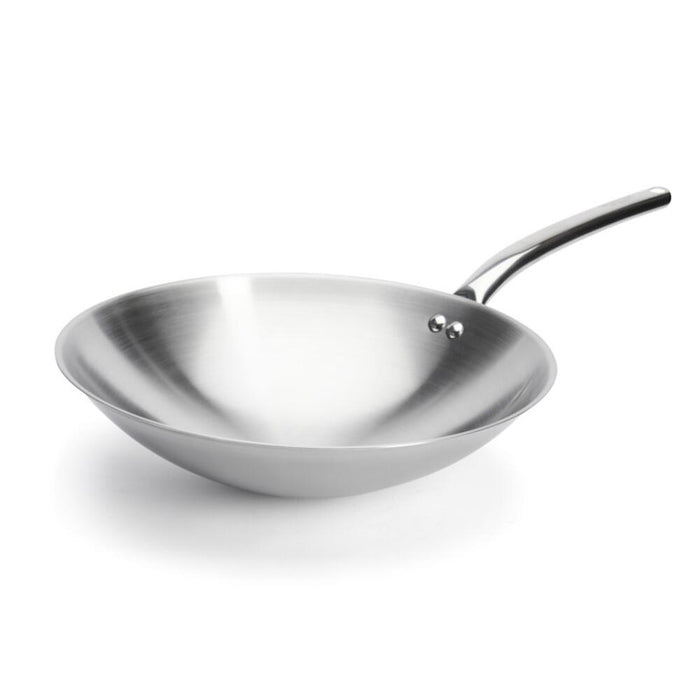 de Buyer Wok, Edelstahl, 36 cm, Induktion