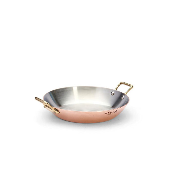 de Buyer Servierpfanne Mit 2 Messinggriffen Ø 24cm INOCUIVRE