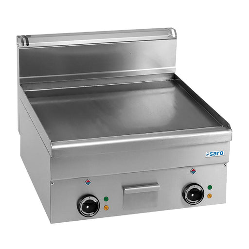 SARO Elektrogrillplatte glatt Auftisch 600x600 Modell EFT66L