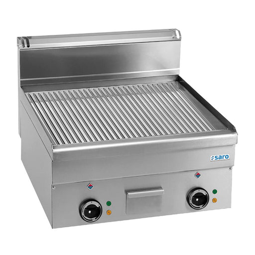 SARO Elektrogrillplatte gerillt Tischmodell EFT66R