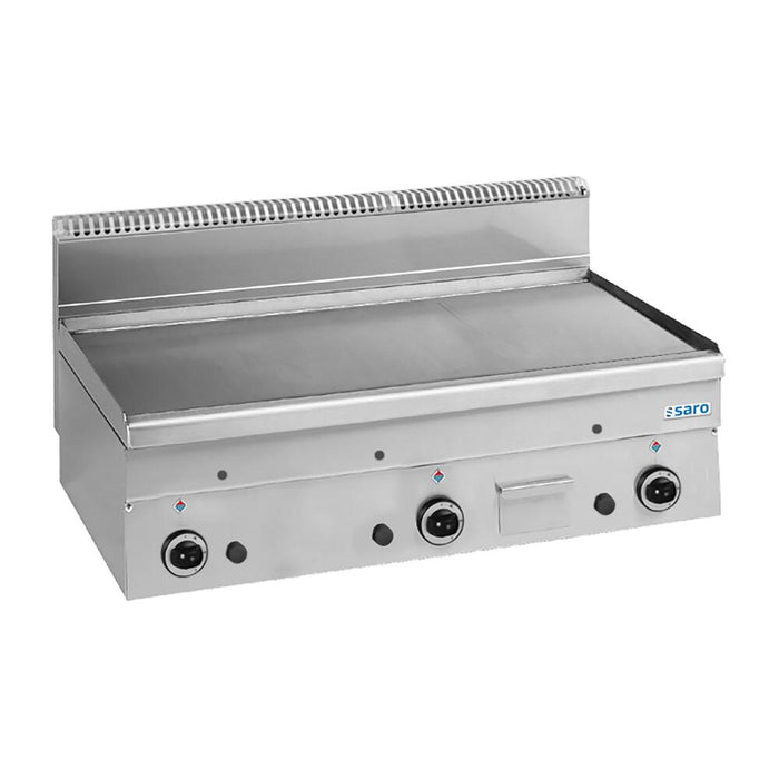 SARO Gasgrillplatte glatt Auftisch 1000x600 Modell GFT106L - ELB Gastro