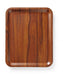 Serviertablett, rechteckig, rutschfest, laminiert, AmerBox, Mahagoni, 460x360mm