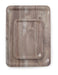 Serviertablett aus Melamin mit Holzoptik , AmerBox, Holz dunkel, 370x530mm
