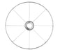 Tortenteiler, HENDI, 8 Portionen, ⌀320mm